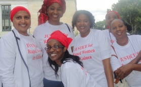 Marche des Guinéennes à Washington contre l'impunité, le 4 Juin 2012