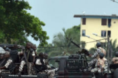Tirs réguliers à l'école de police d’Abidjan