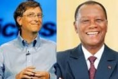 Lutte contre Ebola: Alassane Ouattara et Bill Gates font des dons 