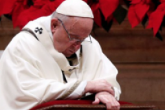 Le pape critique l'humanité, «devenue avide»
