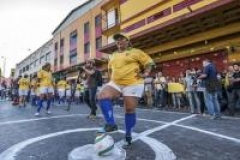 Des prostituées jouent au football pour défendre leurs droits