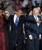  Barack Obama célèbre sa victoire électorale à Chicago, le 6 Novembre 2012 