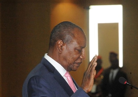 Investiture du Président Alpha Condé à Conakry, le 14 décembre 2015
