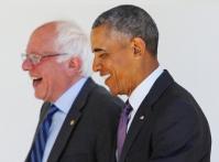 Obama recontre Sanders et annonce qu'il soutient Clinton